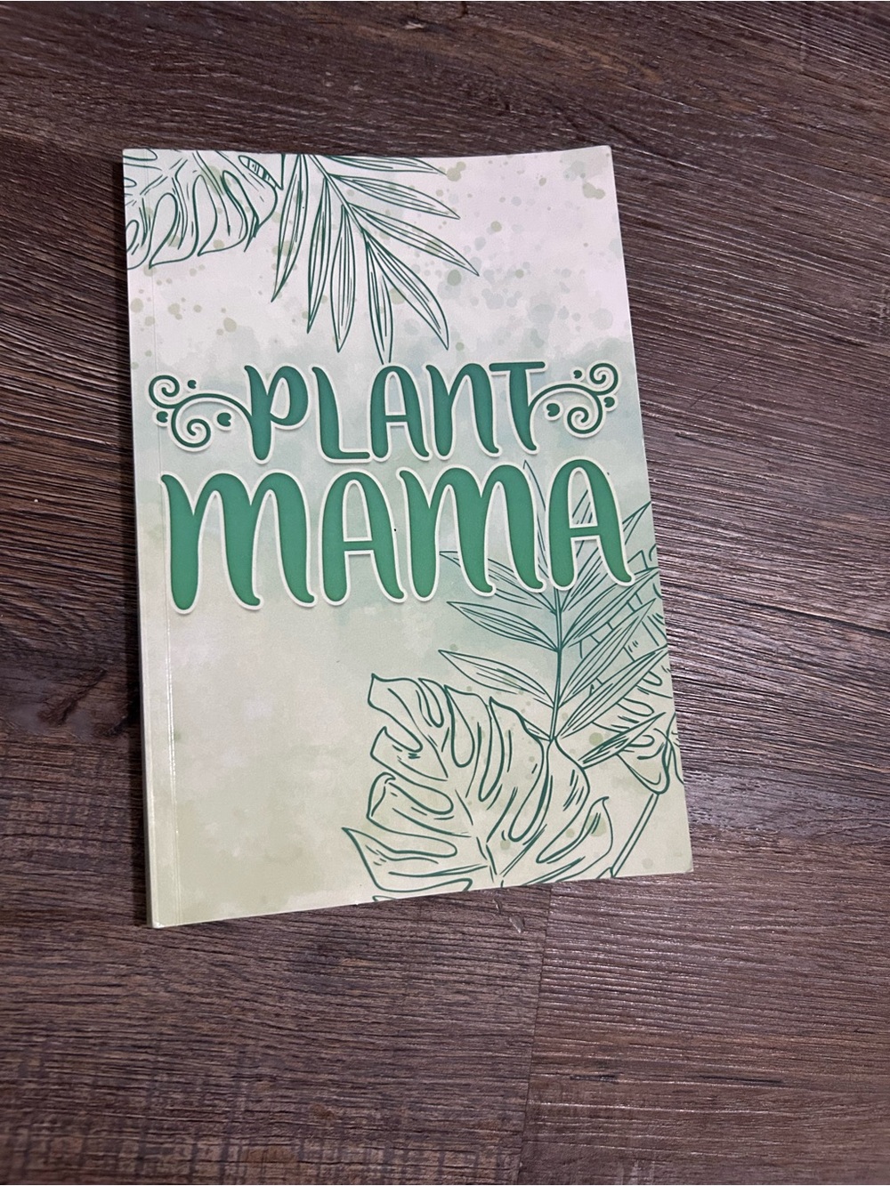 Plant Mama Decorative Notebook - Green